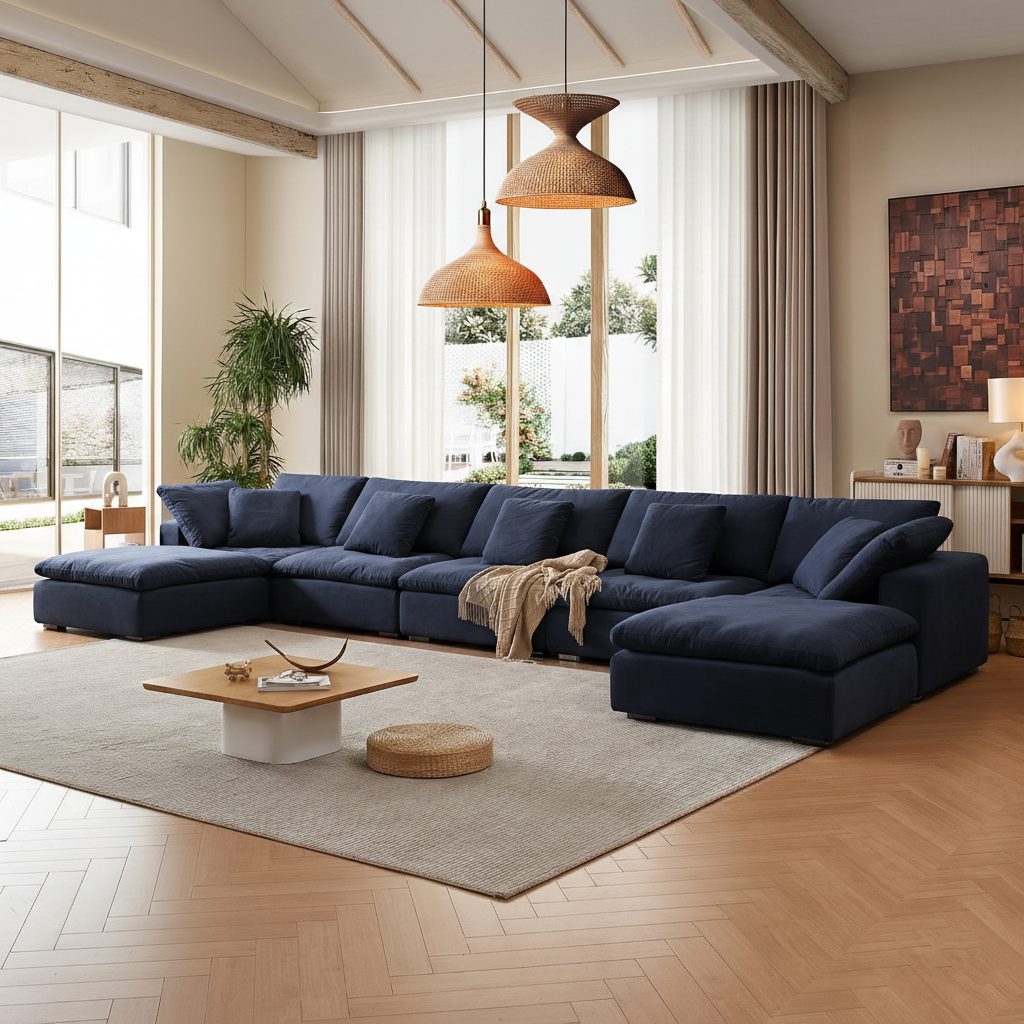 sectional - Tivoli Cloud U Sectional - MC - Mario Capasa