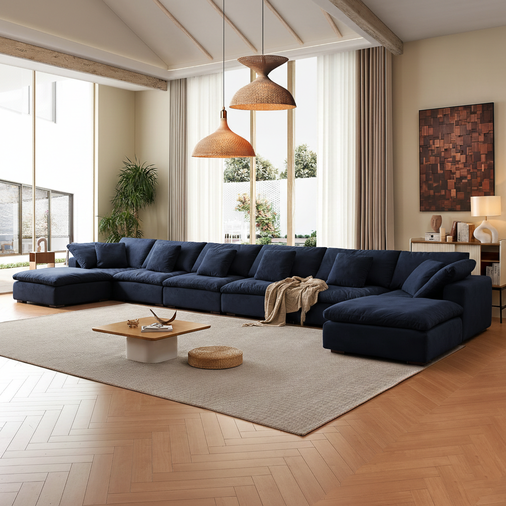 sectional - Tivoli Cloud U Sectional - MC - Mario Capasa