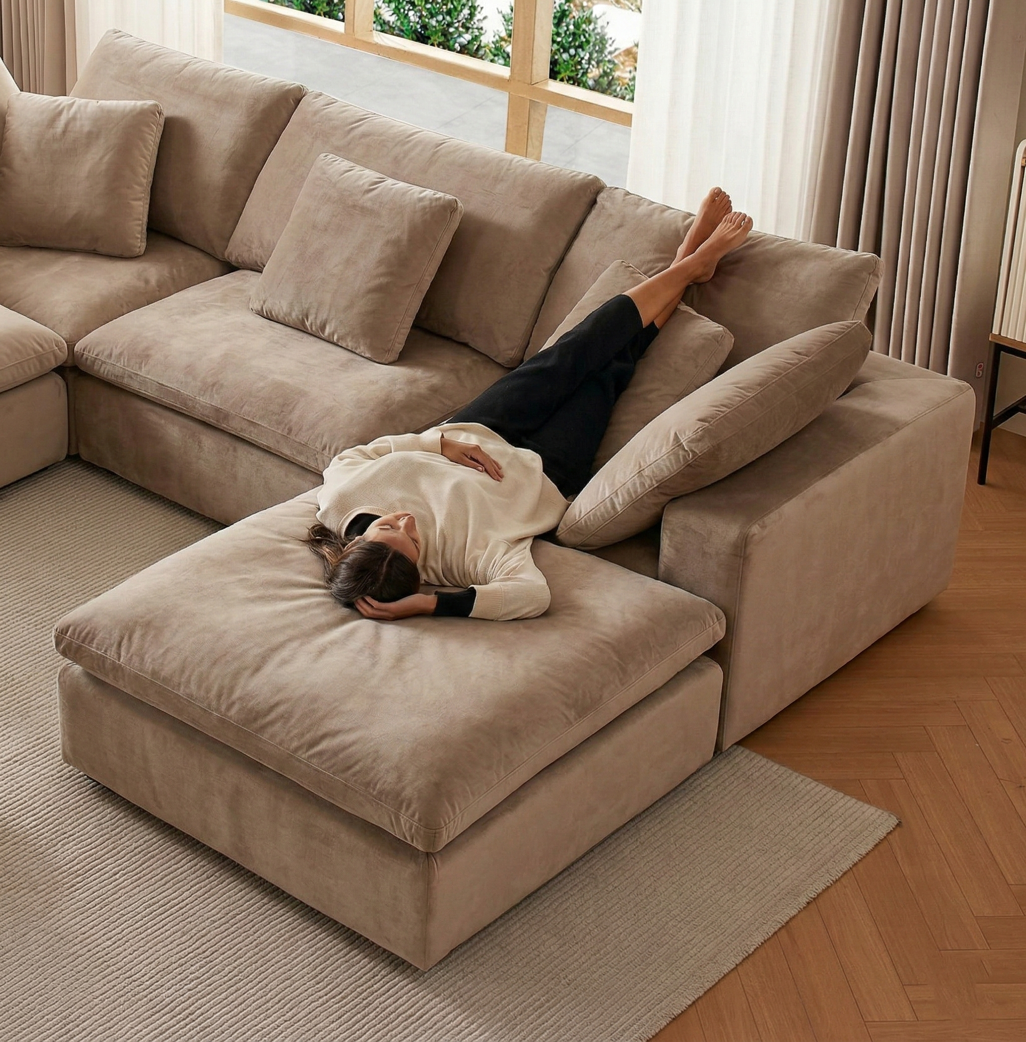 sectional - Tivoli Cloud U Sectional - MC - Mario Capasa