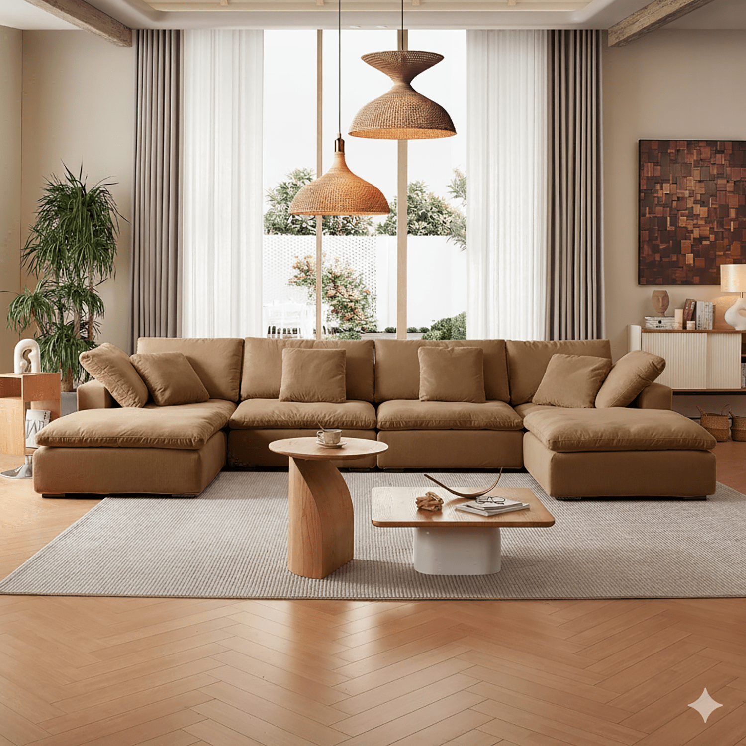 sectional - Tivoli Cloud U Sectional - MC - Mario Capasa