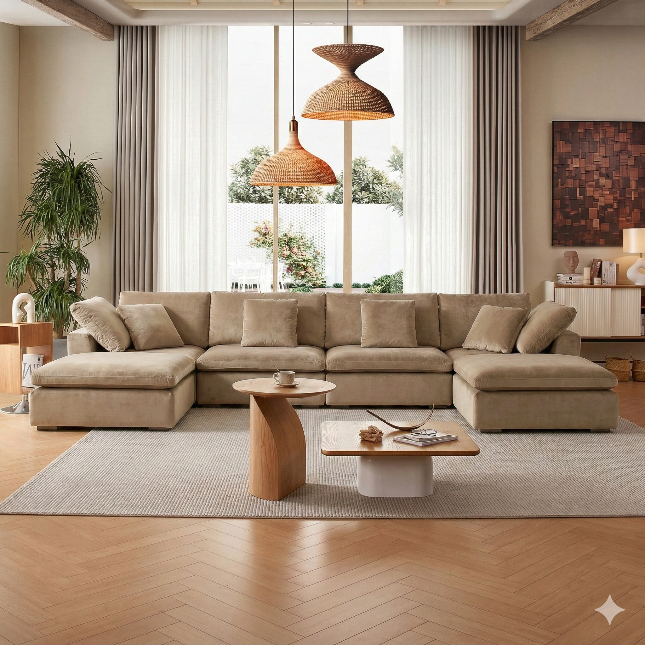 sectional - Tivoli Cloud U Sectional - MC - Mario Capasa