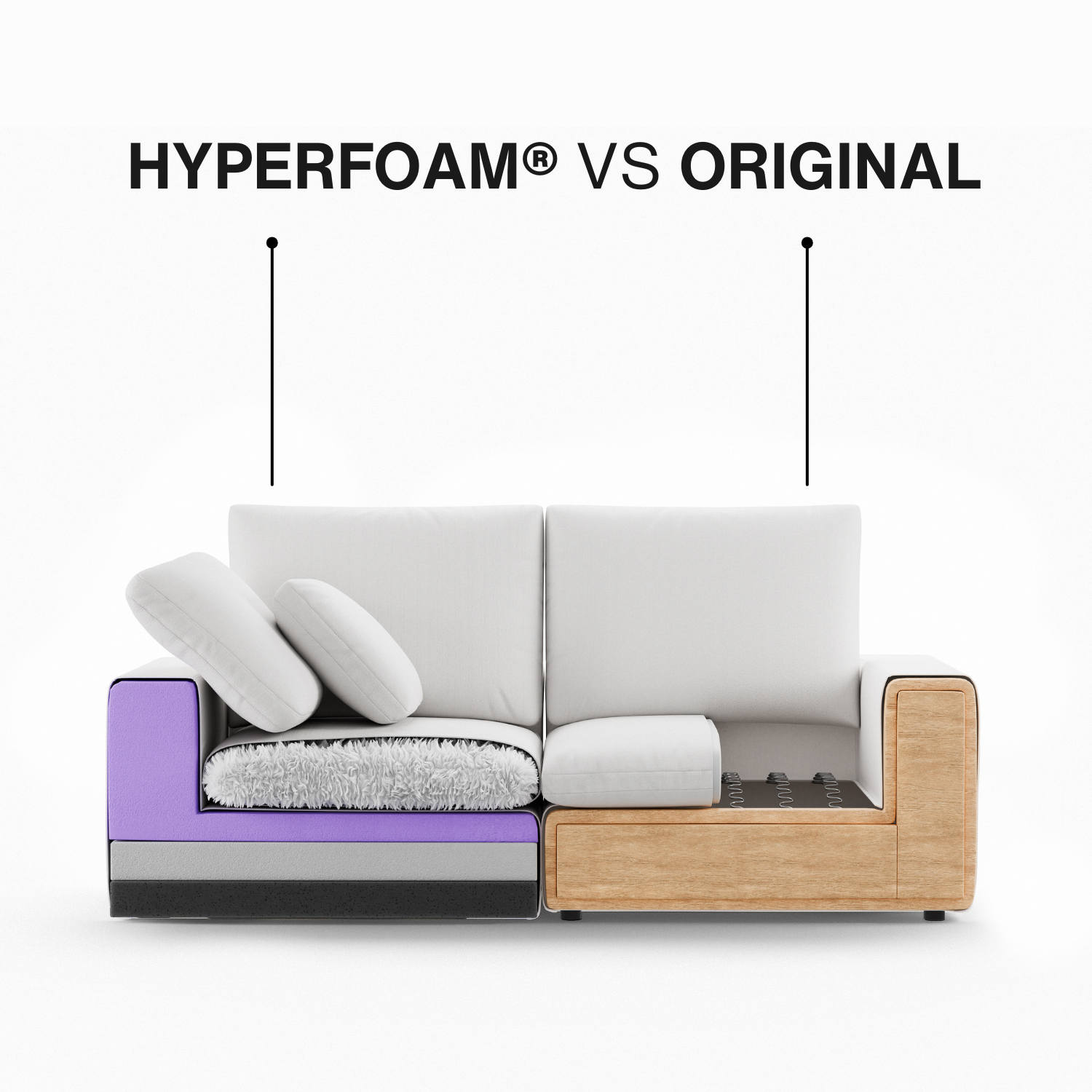 Hyperfoam Tivoli Sofa