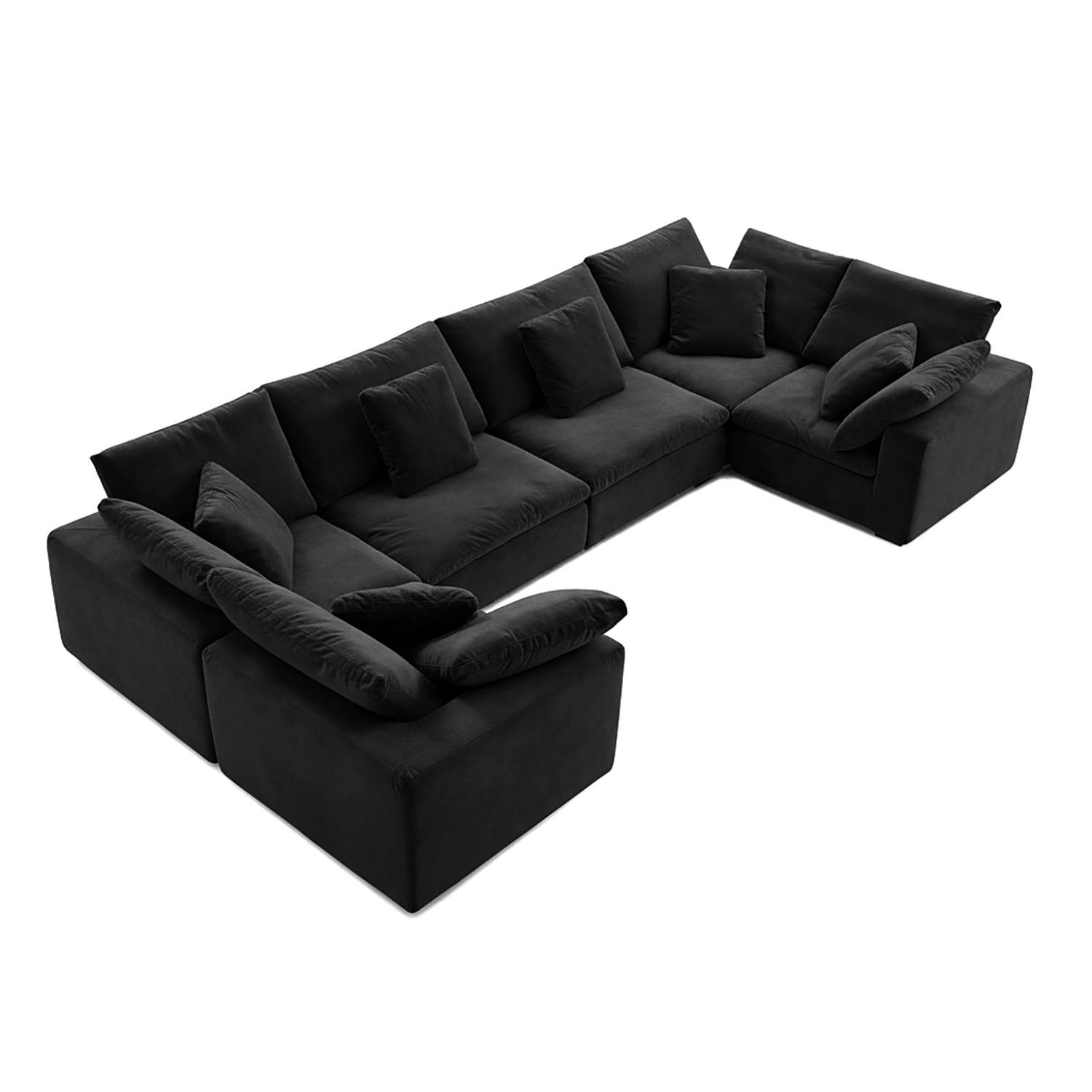 sectional - Tivoli Cloud U Closed Sectional - MC - Mario Capasa