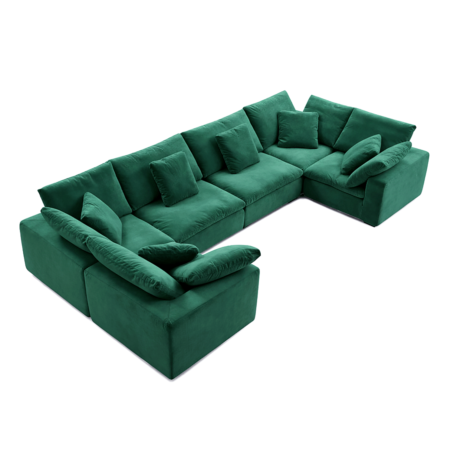 sectional - Tivoli Cloud U Closed Sectional - MC - Mario Capasa