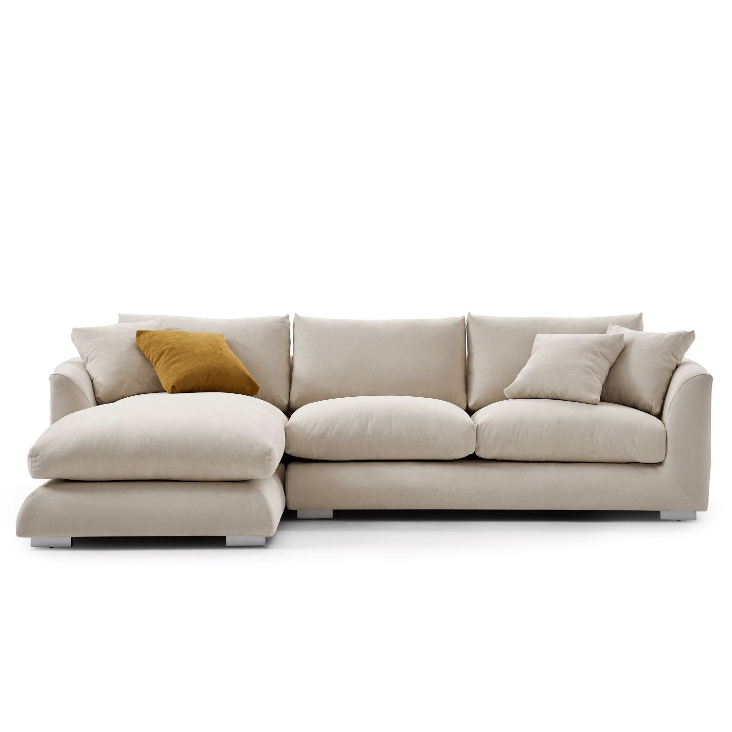 Feather outlet sectional couches